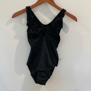 Class-In brand beautiful black leotard. Size petite.